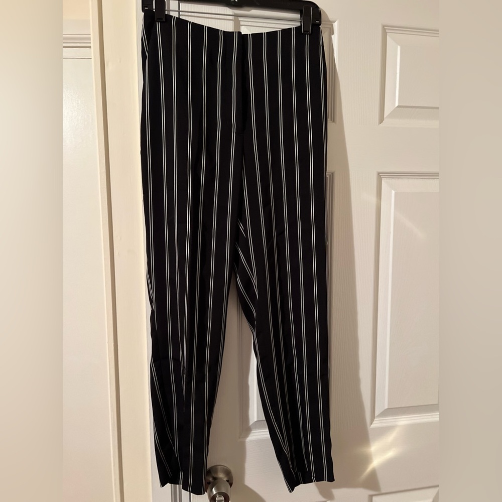 Black & white high rise ankle pants from Express